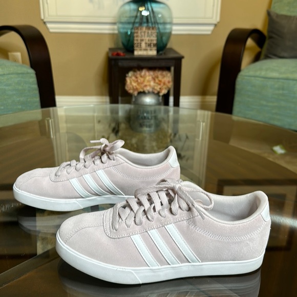 adidas Shoes - Adidas Courtset Low Trainers - Women's Sz8 Pink-Mauve